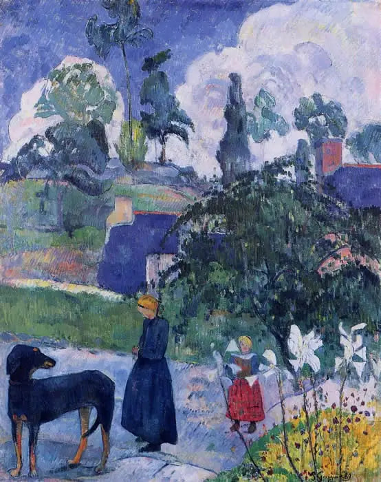 Tra i gigli - Paul Gauguin