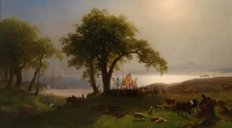 Entrée a Monterey - Albert Bierstadt