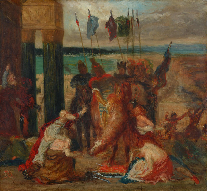 L'Ingresso dei crociati a Costantinopoli - Edgar Degas