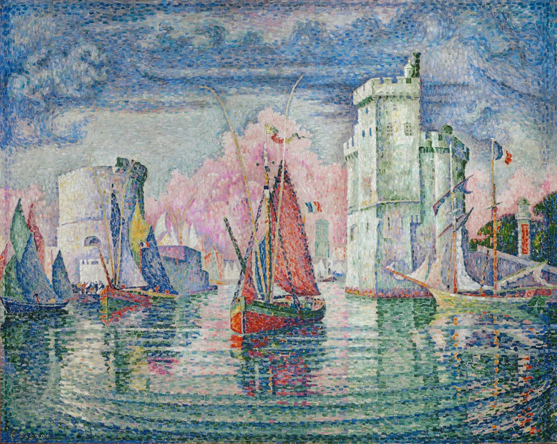 Ingresso del porto di La Rochelle - Paul Signac