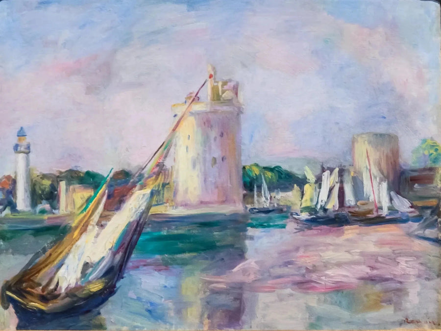 L'Ingresso del porto di La Rochelle - Pierre-Auguste Renoir