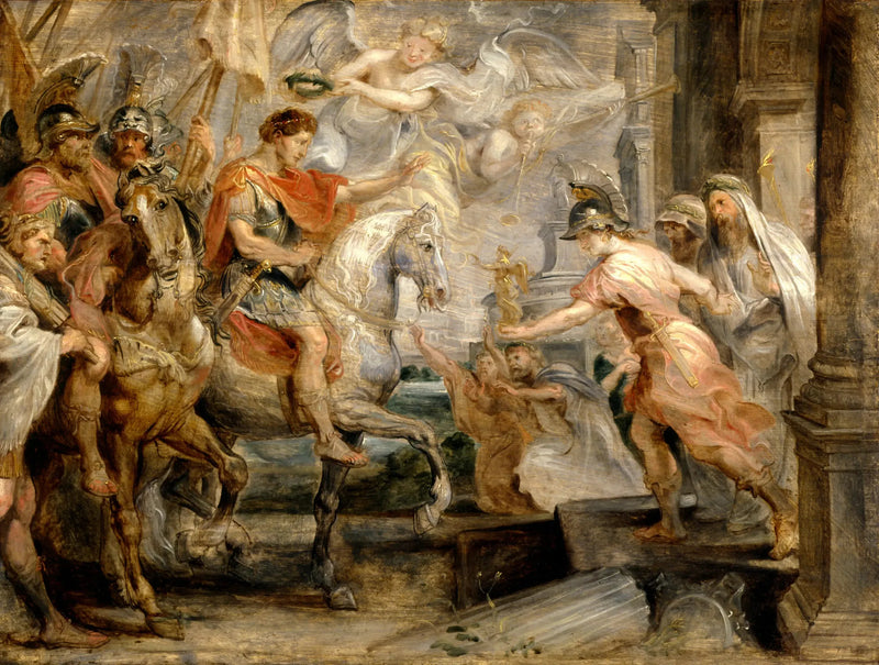 Entrée trionfale di Costantino a Roma - Peter Paul Rubens