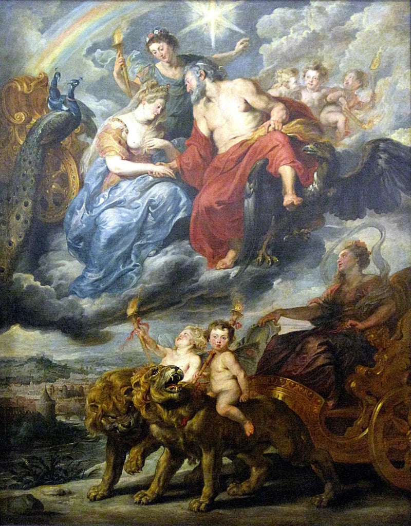 Intervista del re e di Maria de' Medici a Lione il 9 novembre 1600 - Peter Paul Rubens