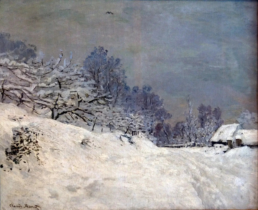 Dintorni di Honfleur, neve W79 - Claude Monet