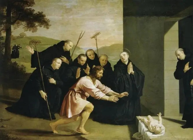 Episodi della vita di san Benedetto: Il bambino risorto - Philippe de Champaigne