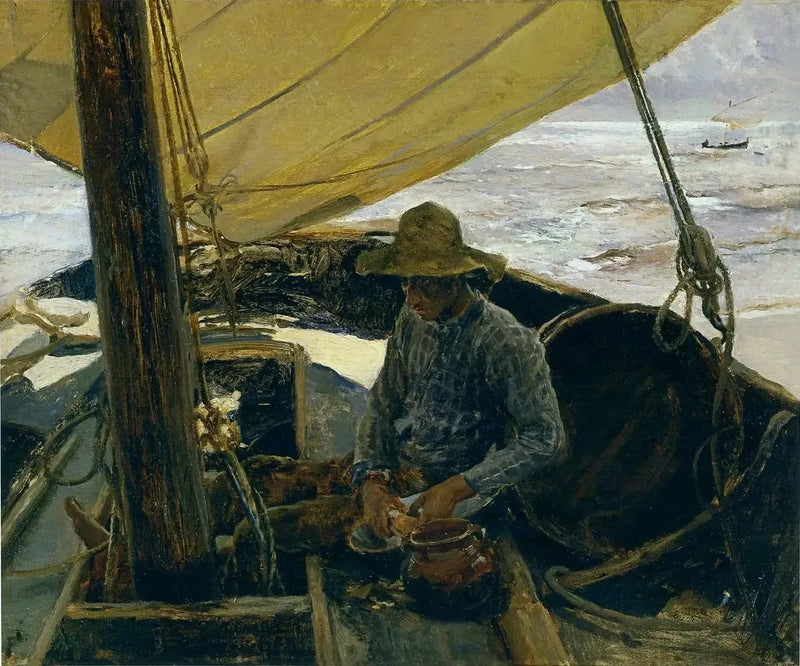 Sbucciare le patate - Joaquín Sorolla