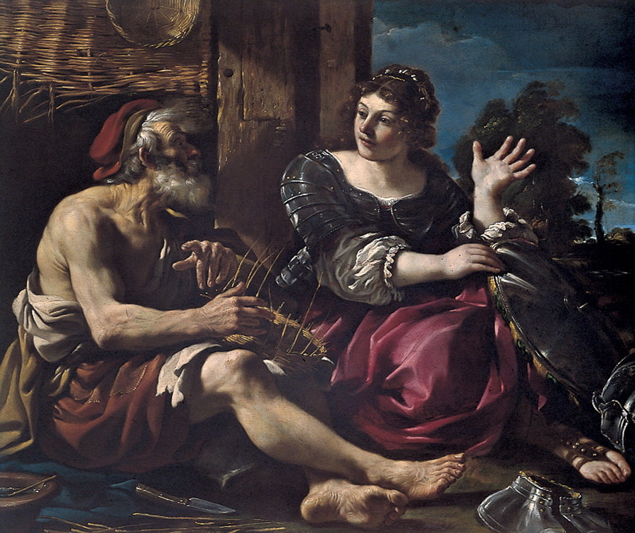 Erminia e il pastore - Guercino