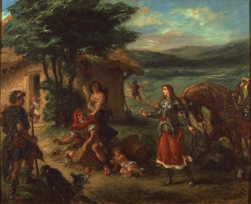 Erminia e i Pastori - Eugène Delacroix
