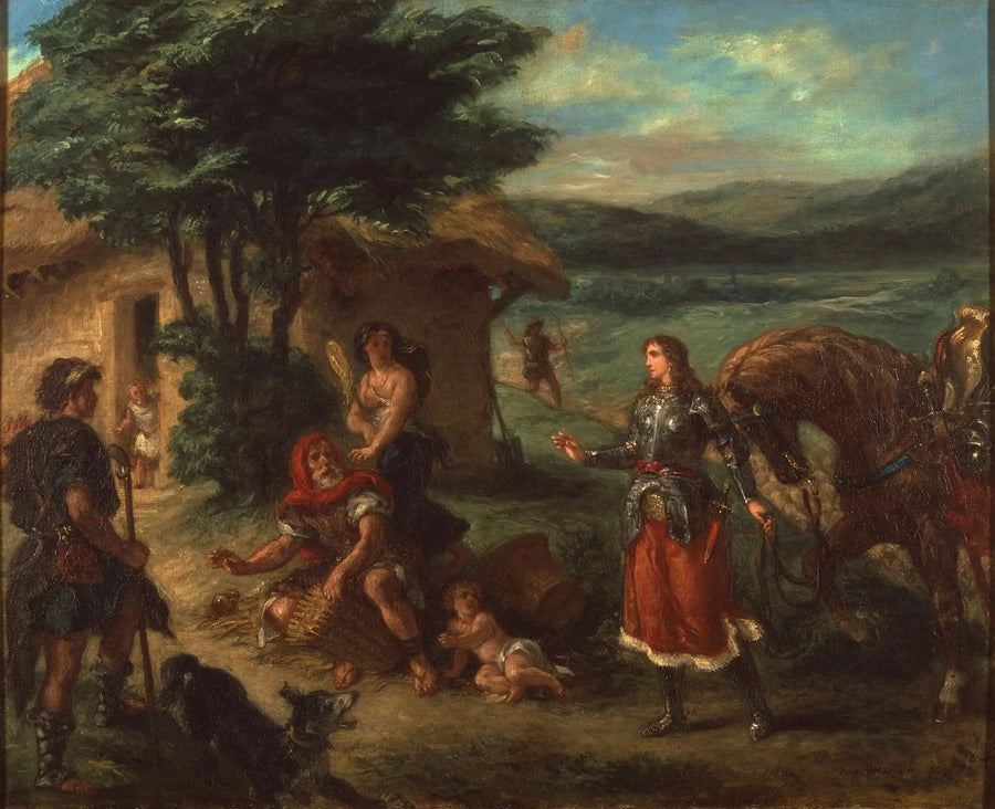 Erminia e i Pastori - Eugène Delacroix