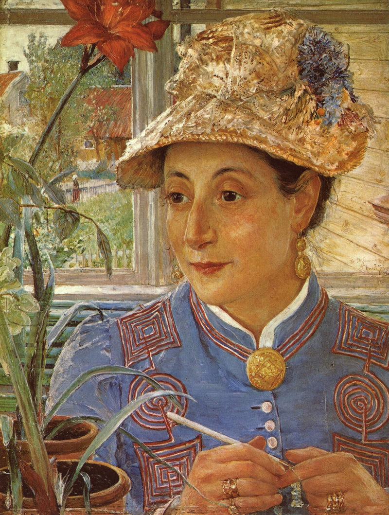 Portrait de Jeanette Rubenson - Ernst Josephson
