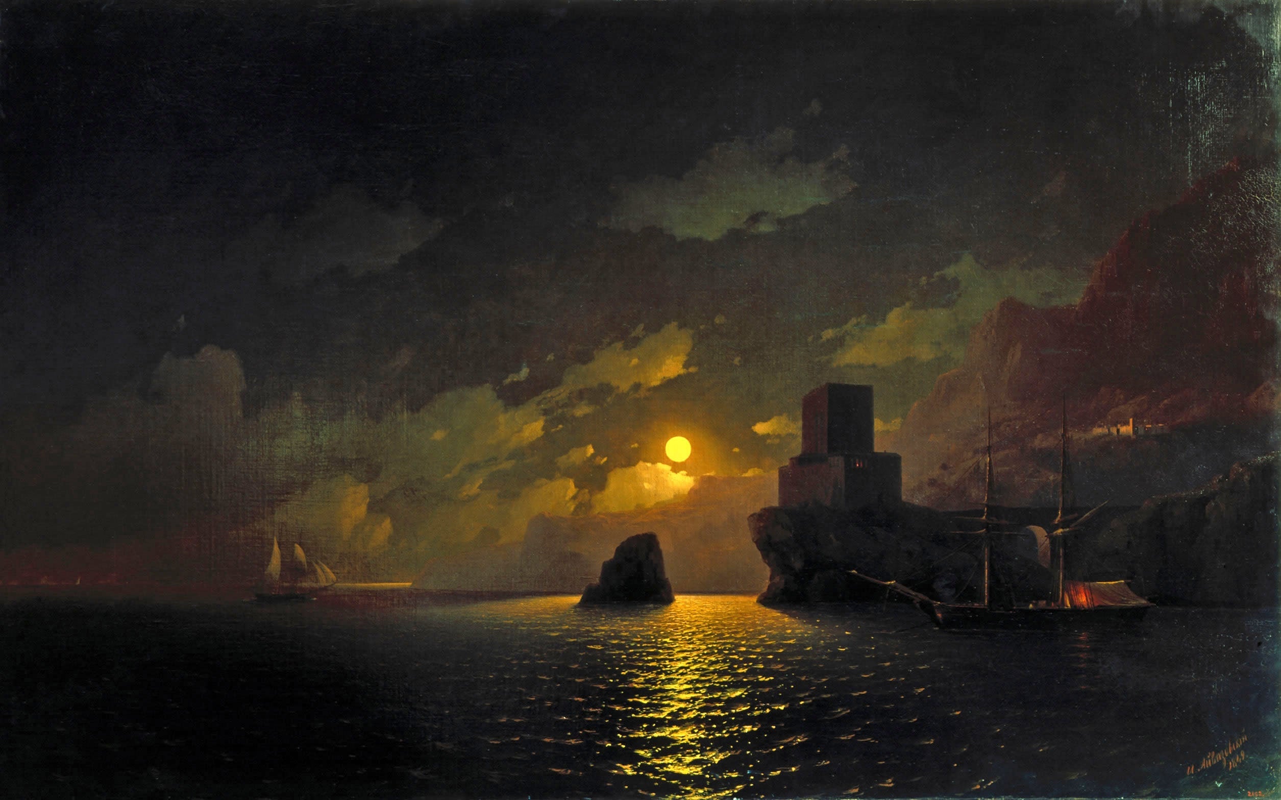 Escadron russe à la rade de Sébastopol - Ivan Aïvazovski - Alpha Reproduction
