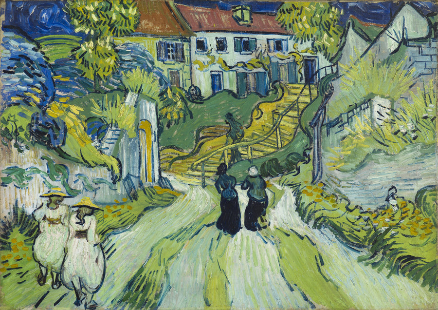 La Scalinata di Auvers - Vincent van Gogh