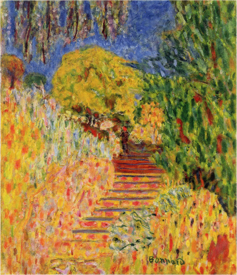 Scale con Mimosa - Pierre Bonnard