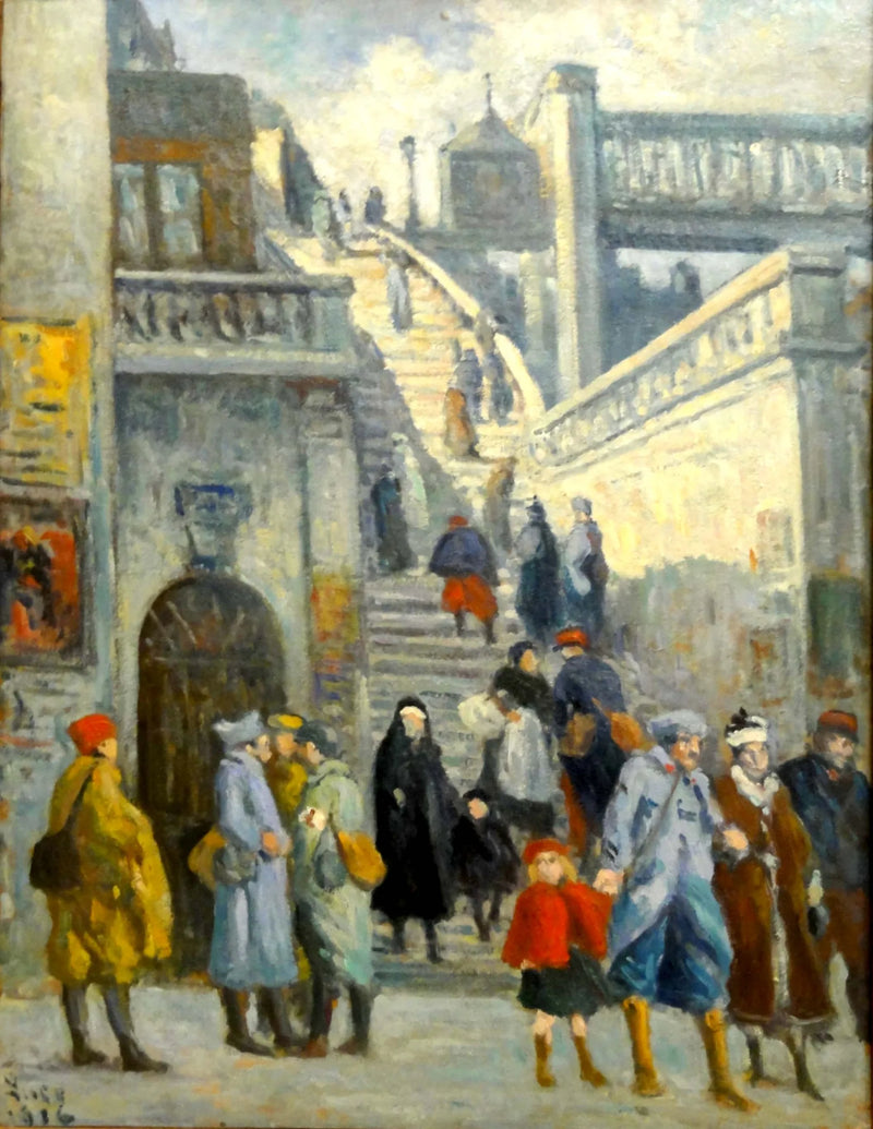 Scala di rue de l'Alsace - Maximilien Luce