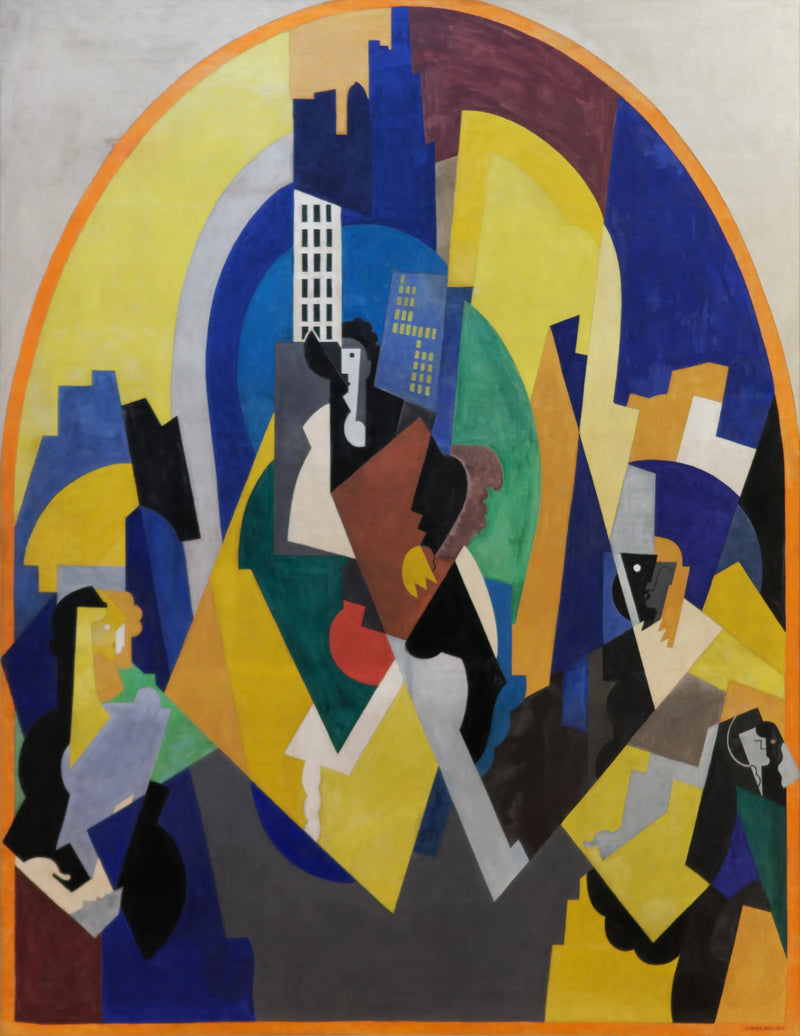 Spazio ritmato secondo il piano - Albert Gleizes