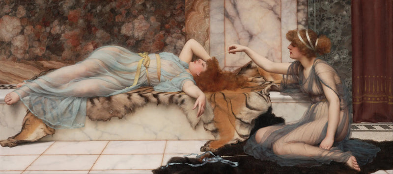 Espièglerie e Riposo - John William Godward