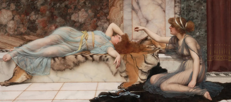 Espièglerie e Riposo - John William Godward