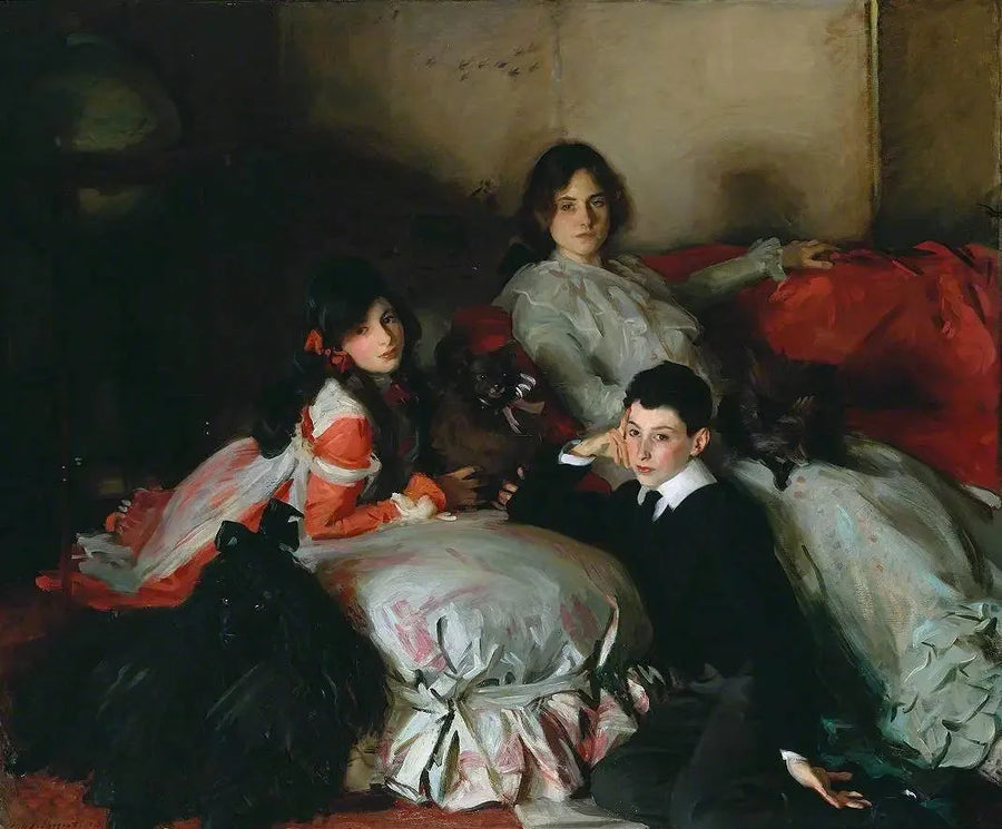 Essie, Ruby e Ferdinand, i figli di Asher Wertheimer - John Singer Sargent