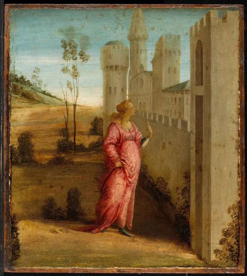 Esther aux porte del palazzo - Filippino Lippi