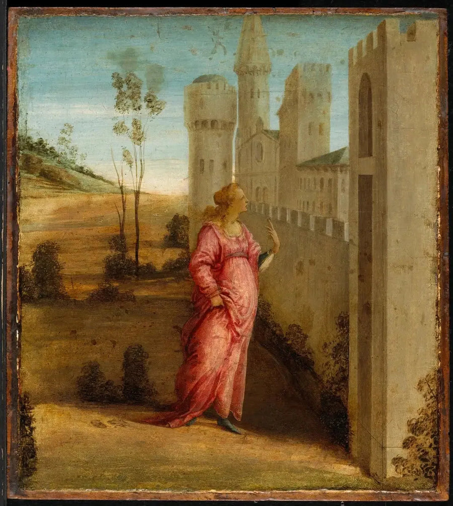 Esther aux porte del palazzo - Filippino Lippi