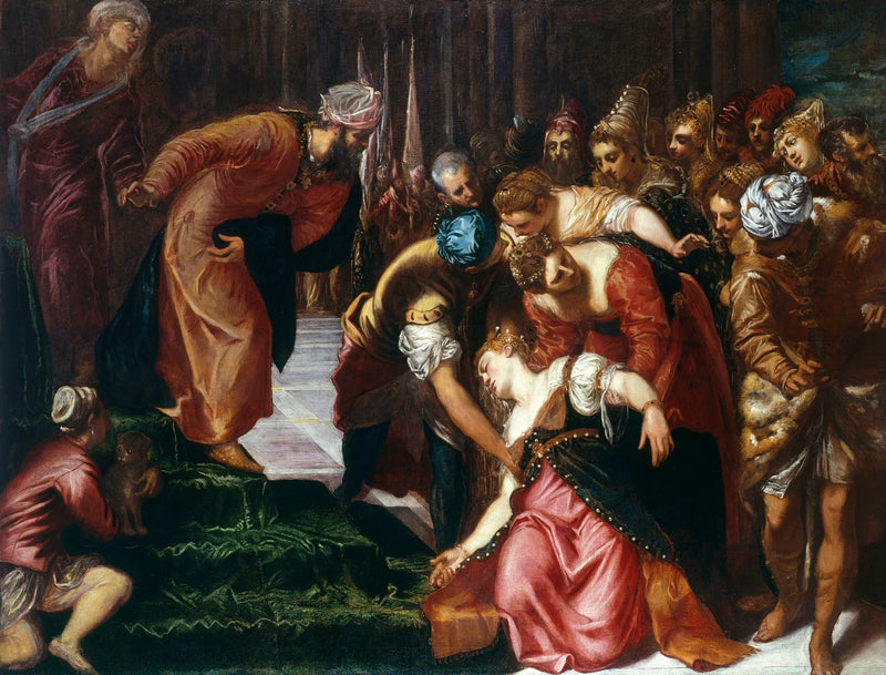 Esther davanti a Assuero - Jacopo Tintoretto