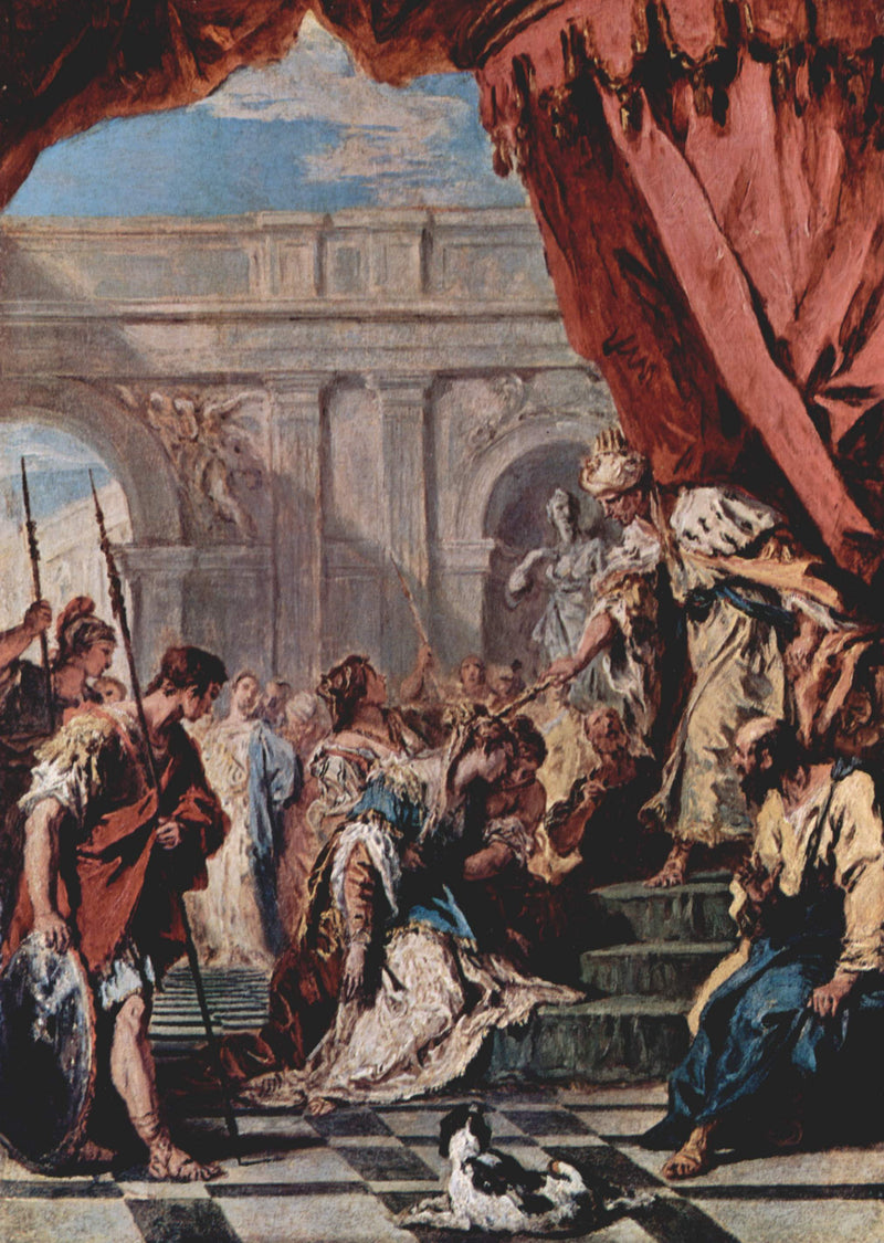 Esther davanti a Assuero - Sebastiano Ricci