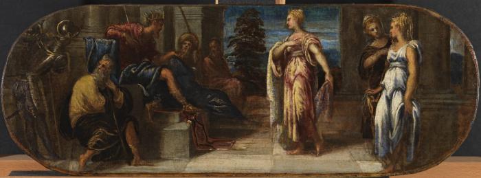 Esther et Assuérus ou Salomone e la regina di Saba - Jacopo Tintoretto