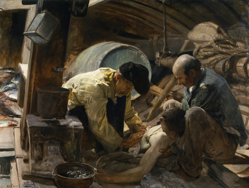 E in più dicono che il pesce è caro! - Joaquín Sorolla