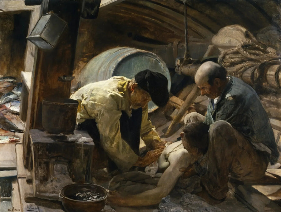 E in più dicono che il pesce è caro! - Joaquín Sorolla