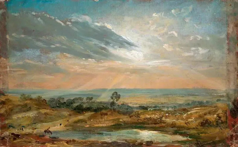 Étang de Branch Hill, Hampstead - John Constable image 1 tableau peint à l’huile sur toile