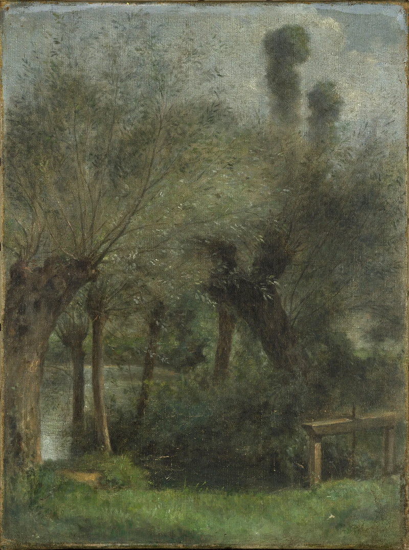 Etang de Jouy-le-Comte près de l'Isle-Adam - Fernand Pelez