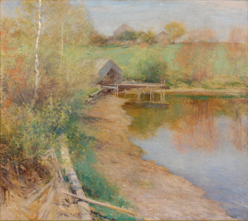 Étang del mulino - Willard Metcalf