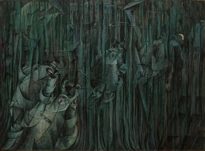 Stati d'animo III : Ceux qui restent - Umberto Boccioni