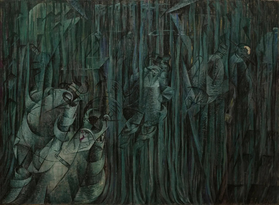 Stati d'animo III : Ceux qui restent - Umberto Boccioni