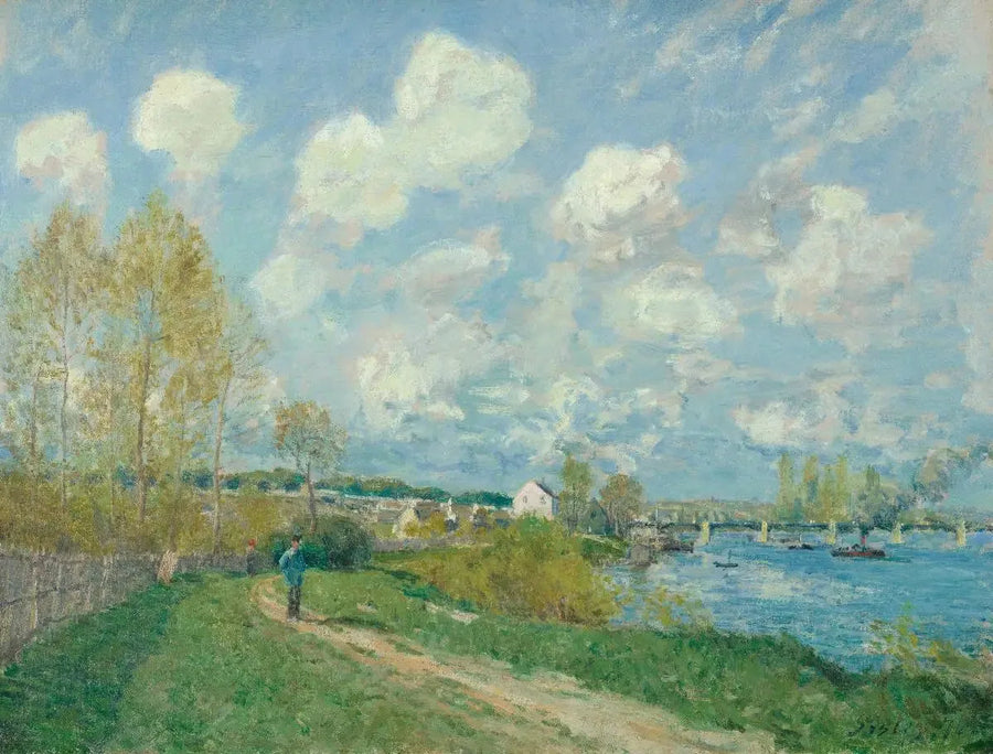 Estate a Bougival - Alfred Sisley