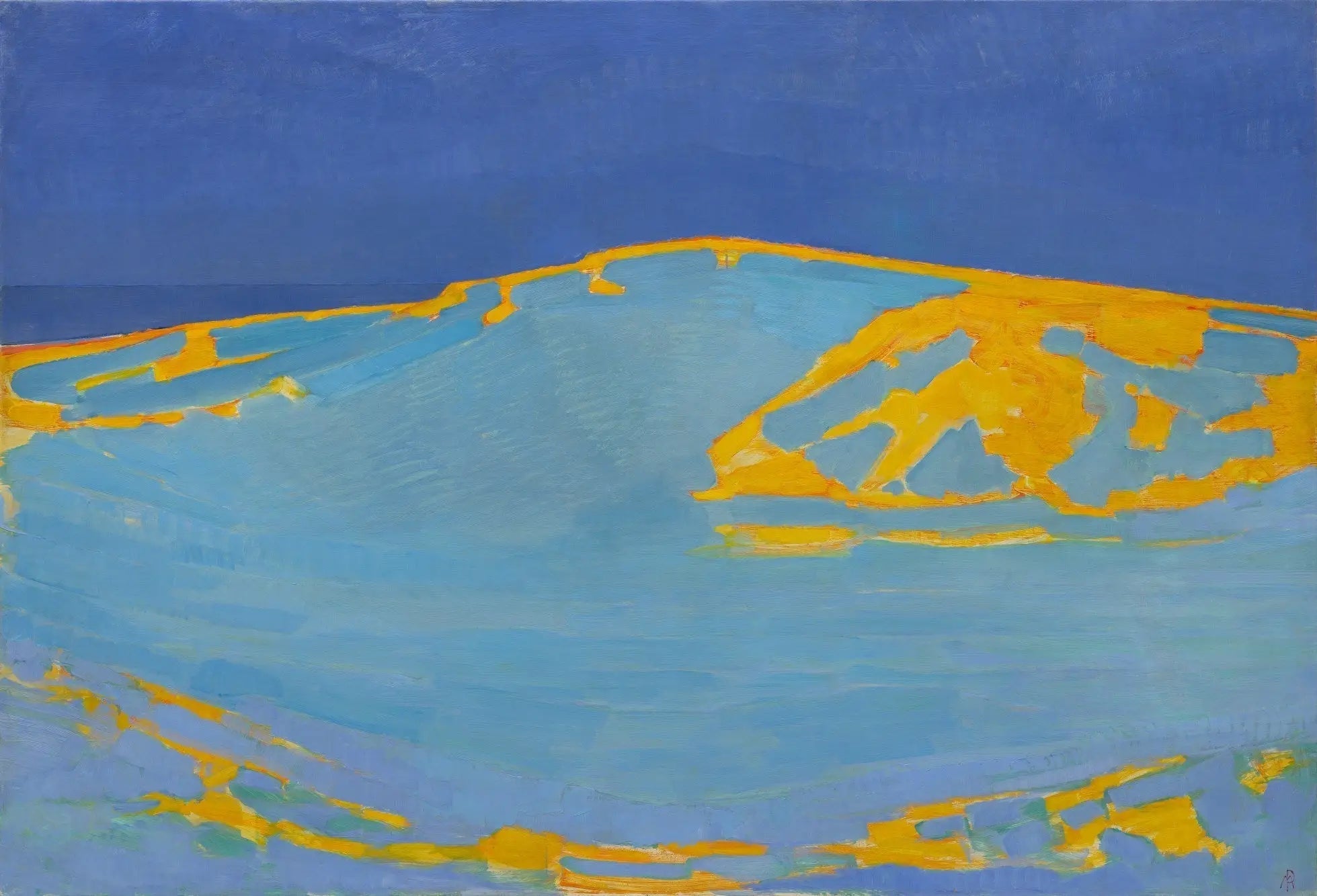 Reproduction du tableau « Été, Dune en Zélande - Piet Mondrian » par Alpha Reproduction en peinture à l’huile