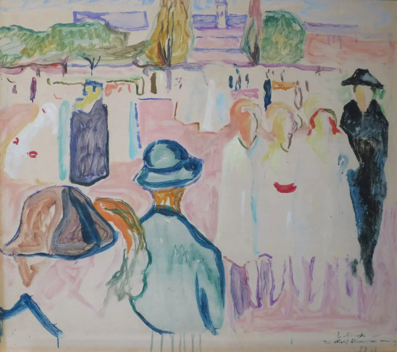 Estate su Karl Johan - Edvard Munch