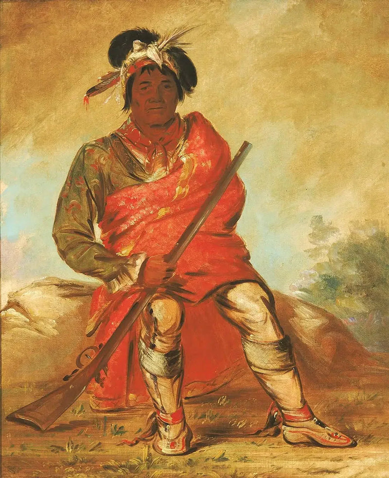 Eteh-ée-fix-e-co, cervo senza cuore, un capo - George Catlin