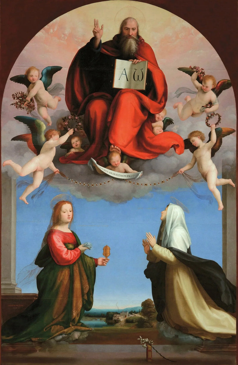 Eternale in gloria tra le sante Marie di Magdala e Caterina da Siena - Fra Bartolomeo