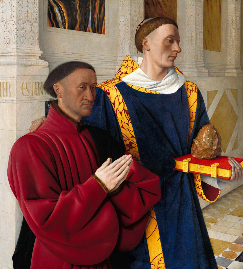 Étienne Chevalier presentato da san Étienne - Jean Fouquet