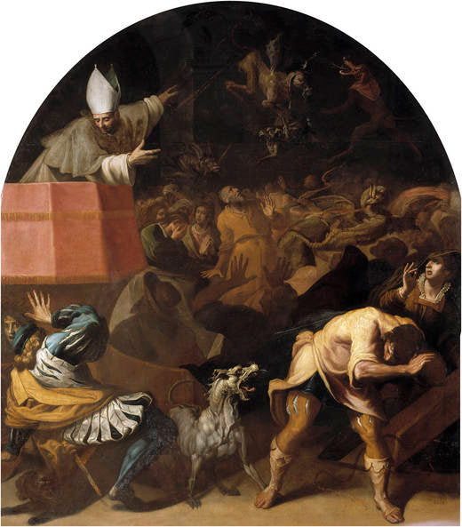 Étienne de Châtillon, évêque de Diè, prêchant au peuple - Vincenzo Carducci