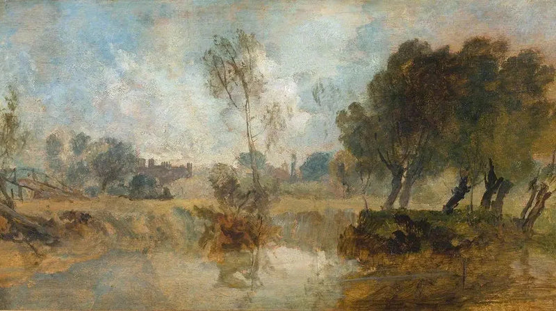 Eton, dal fiume - J. M. W. Turner