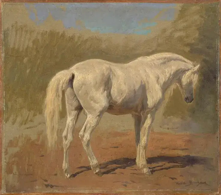 Étude de cheval blanc - Rosa Bonheur - Alpha Reproduction