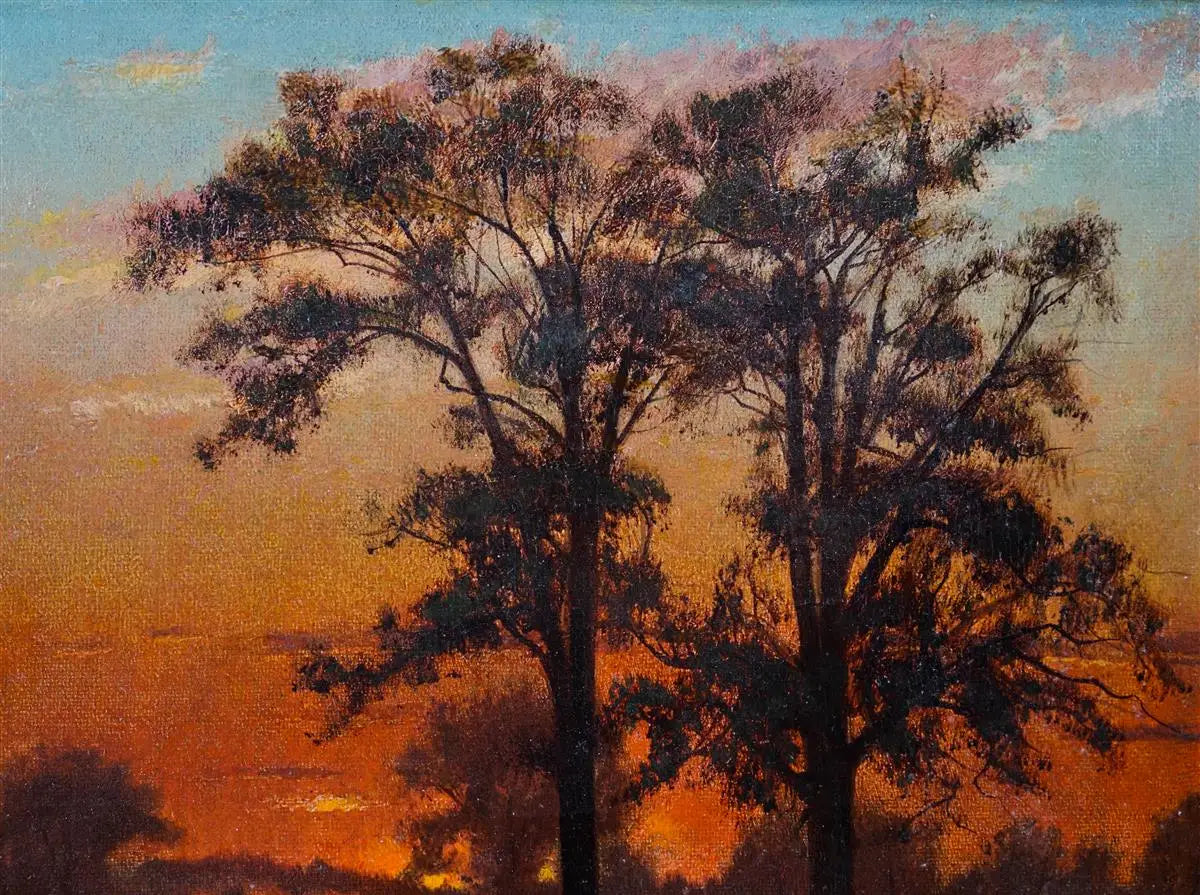 Étude du coucher du soleil - Albert Bierstadt - Alpha Reproduction
