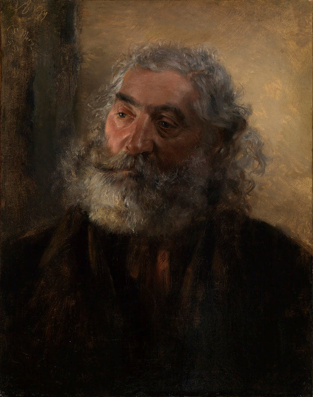 Étude d’une tête d’homme - Adolph von Menzel - Alpha Reproduction