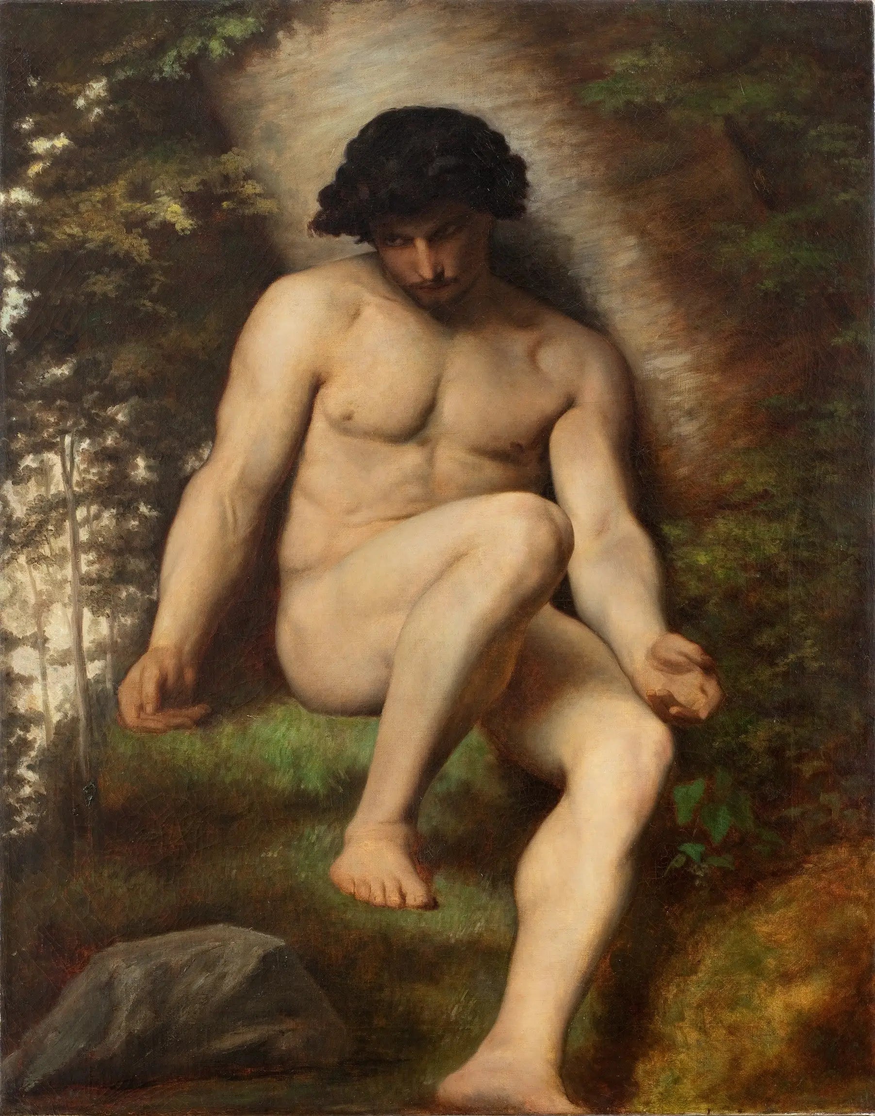 Étude pour le Paradis perdu: Adam - Alexandre Cabanel - Alpha Reproduction
