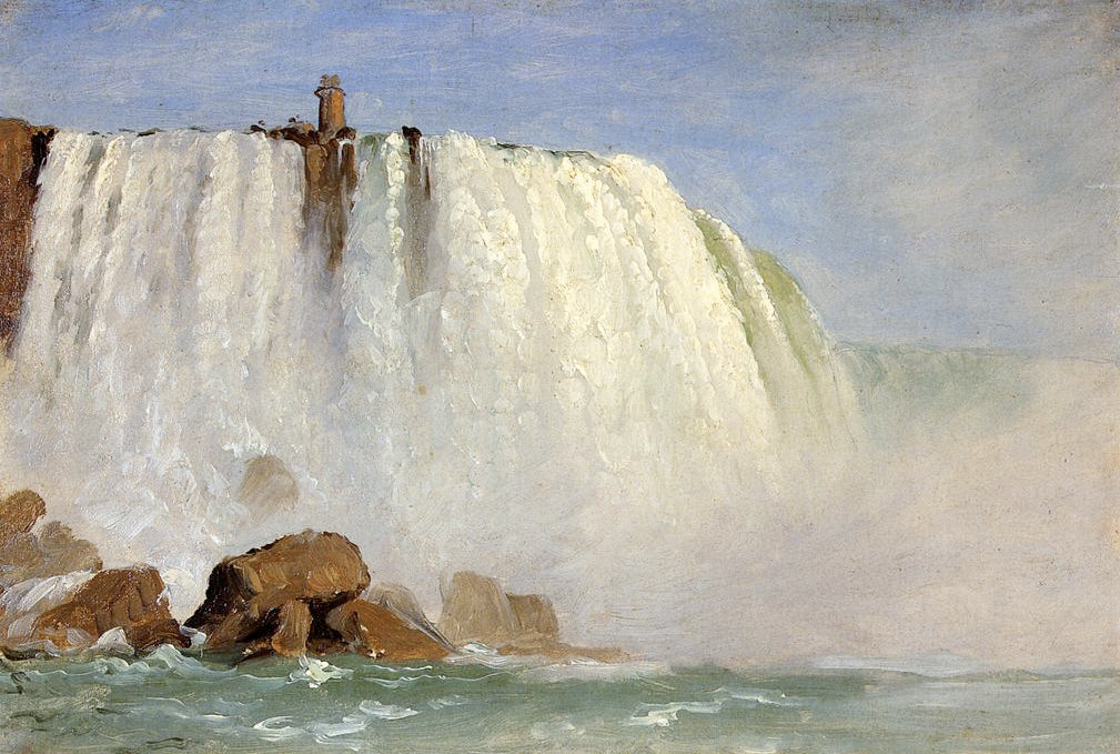 Étude pour « Sous Niagara » - Frederic Edwin Church - Alpha Reproduction