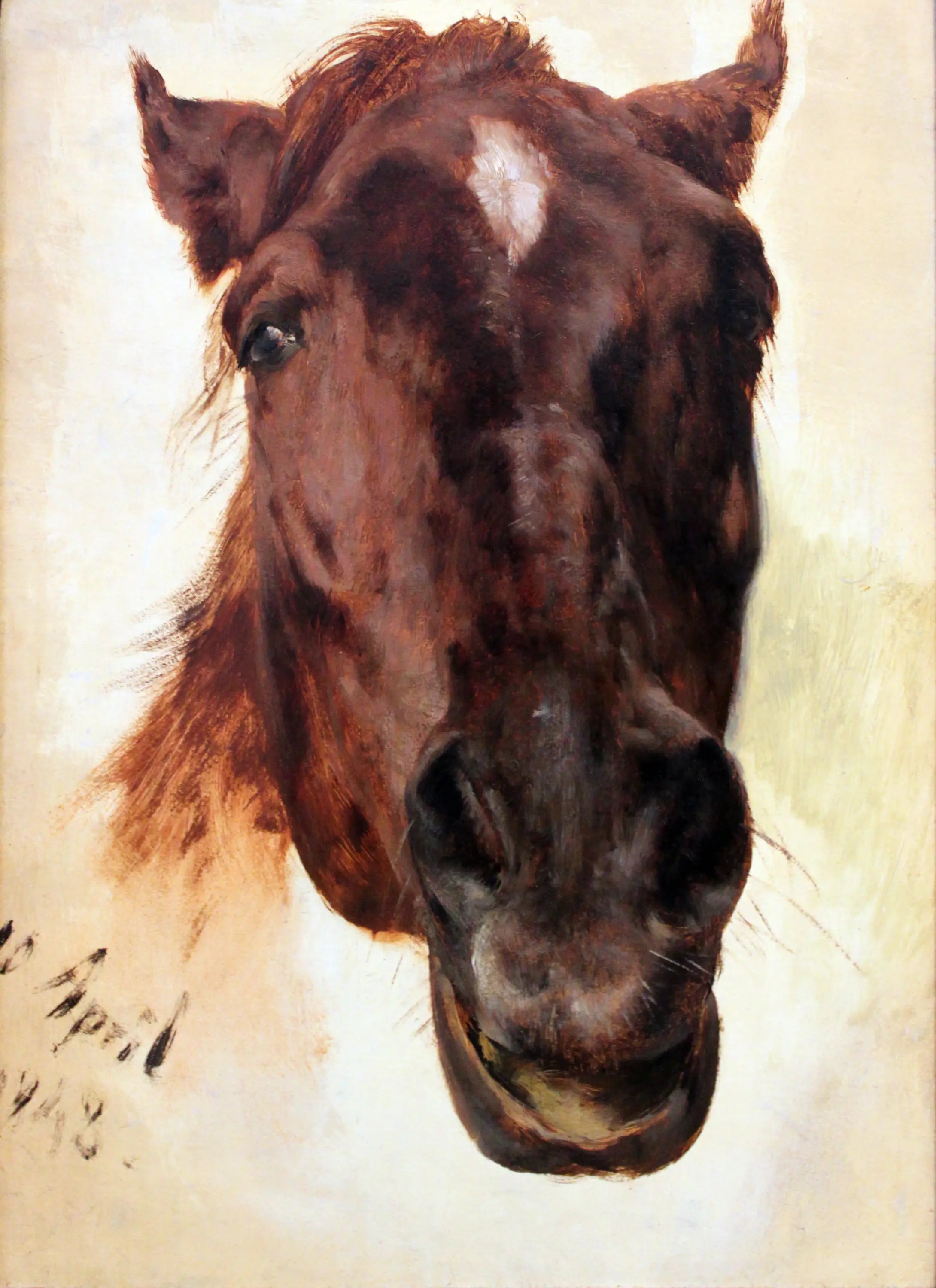 Étude sur les chevaux - Adolph von Menzel - Alpha Reproduction