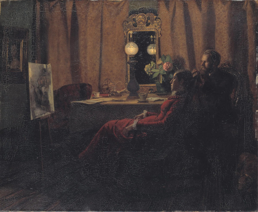 Valutazione del lavoro della giornata - Anna Ancher