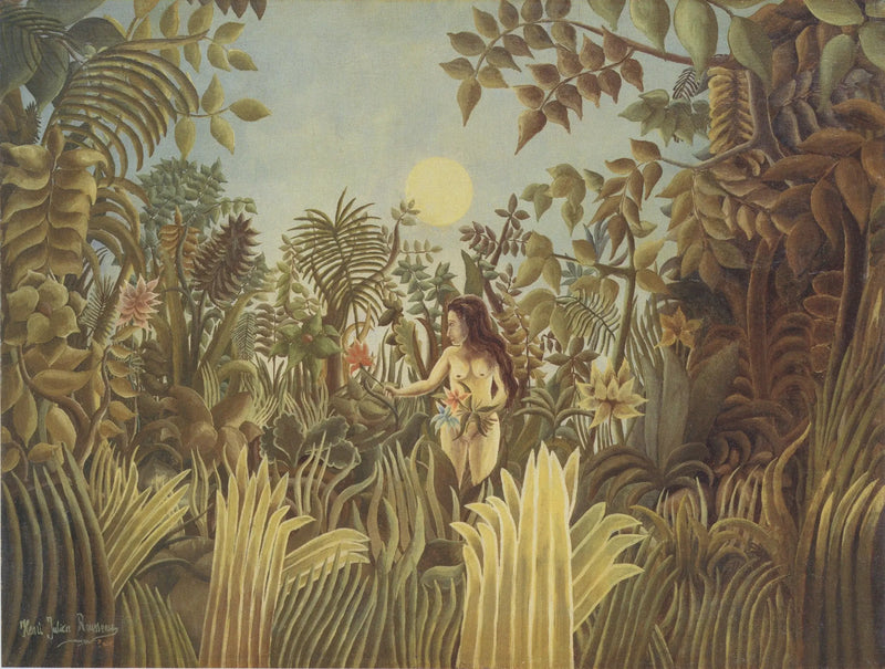 Eva nel giardino dell'Eden - Henri Rousseau
